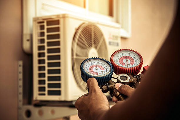 Professional Hvac Installation technician working in Occoquan, VA